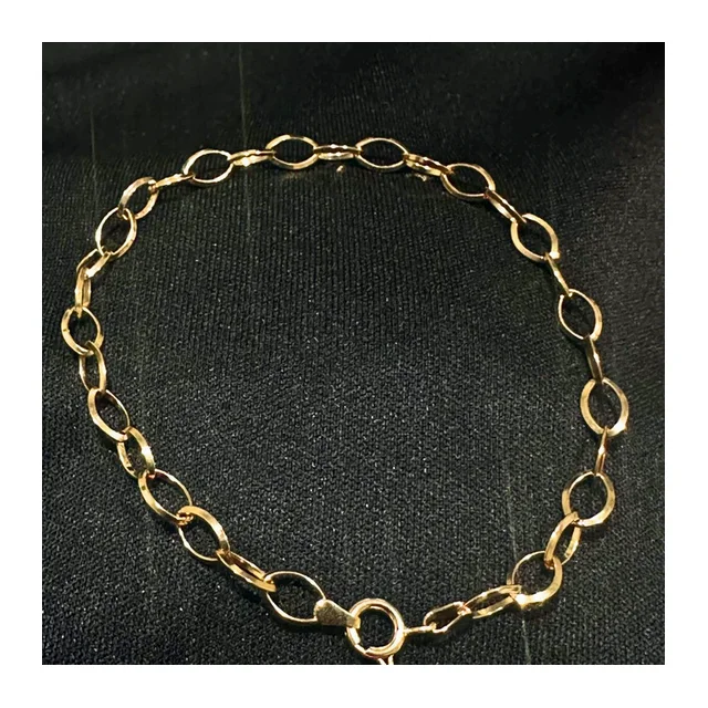 Pulseira / Corrente Oval triângulo fio 0.80
