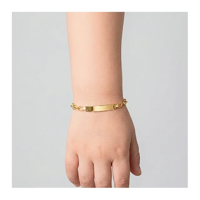 Pulseira Chapinha Oval no modelo