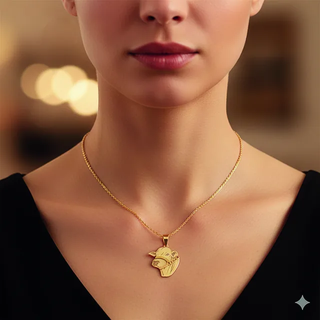 Pingente Nelore no modelo