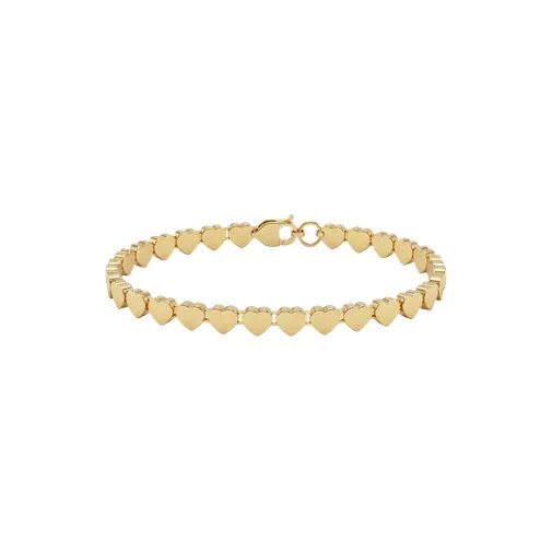 Pulseira com Mini Corações