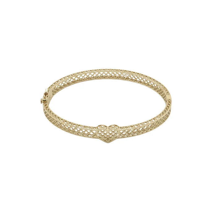 Bracelete Vazada com Coração