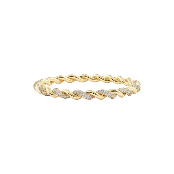 Bracelete Torcida Lisa e Cravejada