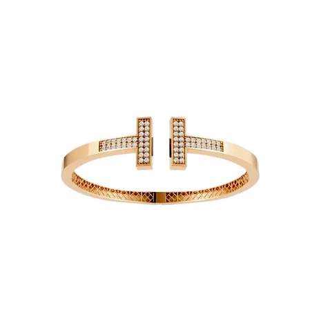 Bracelete “T” Cravejada